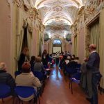 Il pubblico durante l'incontro del 9 Aprile a Palazzo Pianetti